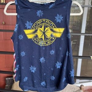 Captain Marvel Tank Top